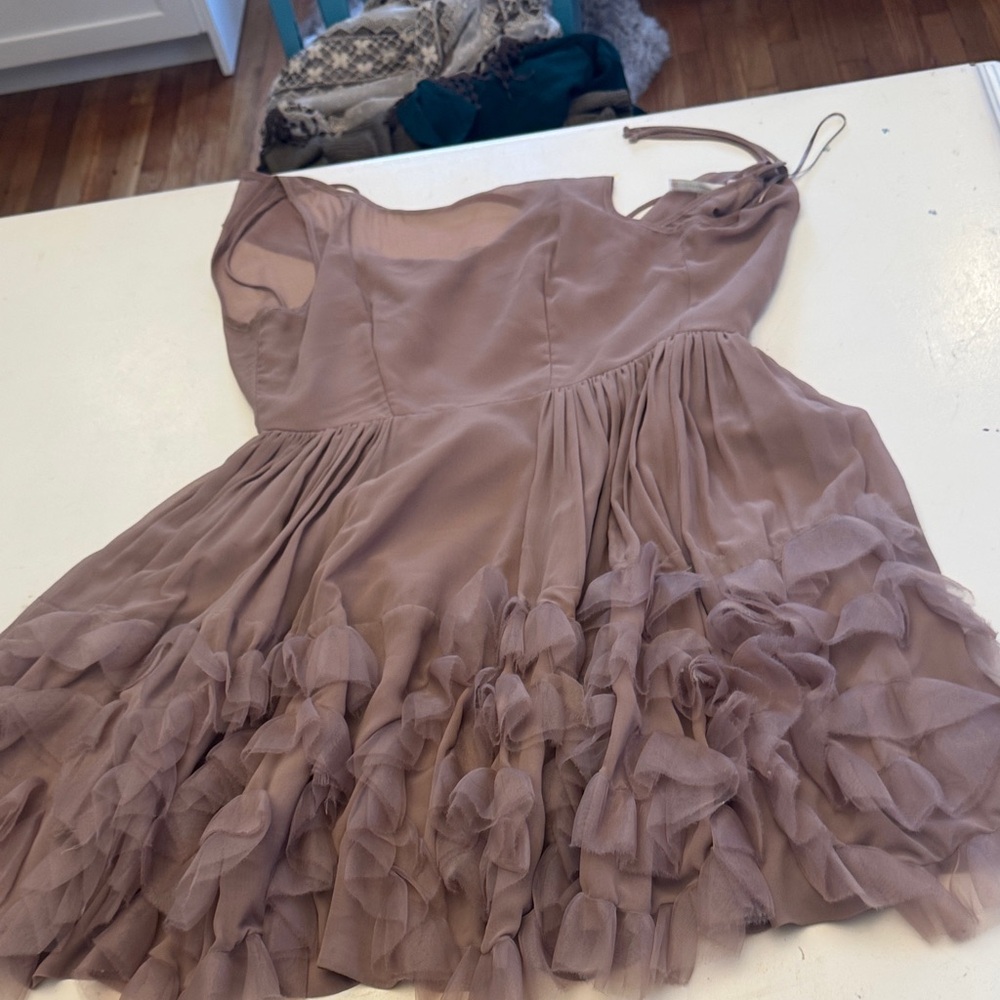LC Lauren Conrad Mauve Wedding Dress